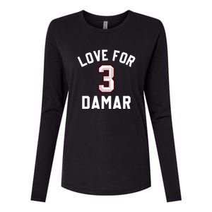 Love For Damar 3 Pray For Damar Womens Cotton Relaxed Long Sleeve T-Shirt