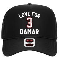 Love For Damar 3 Pray For Damar High Crown Mesh Back Trucker Hat