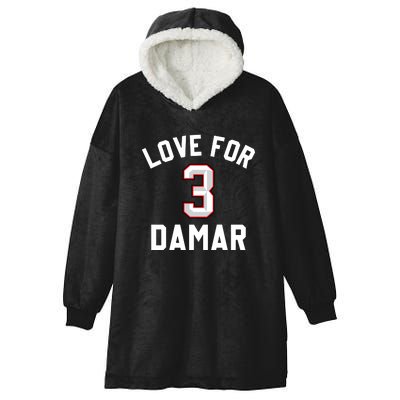 Love For Damar 3 Pray For Damar Hooded Wearable Blanket