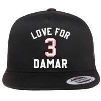 Love For Damar 3 Pray For Damar Flat Bill Trucker Hat