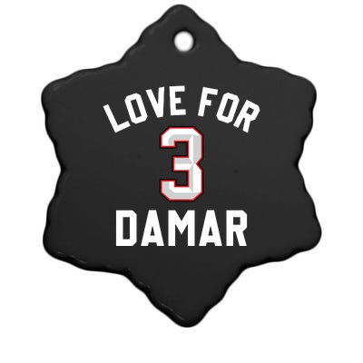 Love For Damar 3 Pray For Damar Ceramic Star Ornament