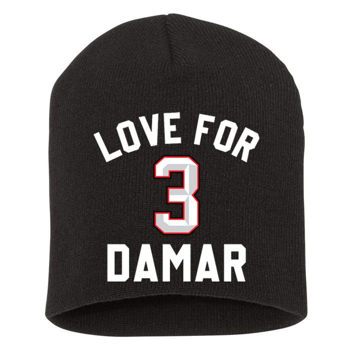 Love For Damar 3 Pray For Damar Short Acrylic Beanie