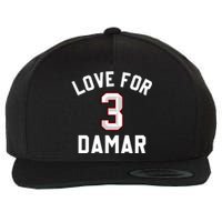 Love For Damar 3 Pray For Damar Wool Snapback Cap