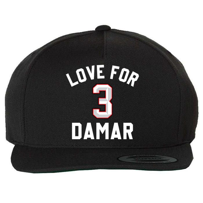 Love For Damar 3 Pray For Damar Wool Snapback Cap