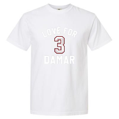 Love For Damar 3 Pray For Damar Garment-Dyed Heavyweight T-Shirt