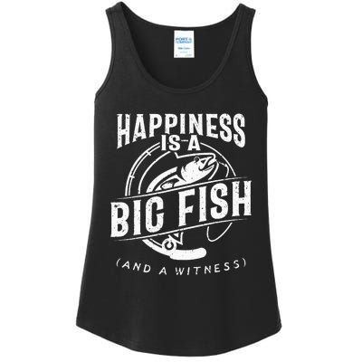 Lucky Fishing Do Not Wash Vintage Fishing Lover Ladies Essential Tank