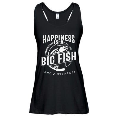 Lucky Fishing Do Not Wash Vintage Fishing Lover Ladies Essential Flowy Tank