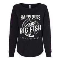 Lucky Fishing Do Not Wash Vintage Fishing Lover Womens California Wash Sweatshirt