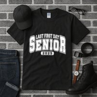 Last First Day Senior 2025 Class Of 2025 Back To School Tall T-Shirt