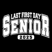 Last First Day Senior 2025 Class Of 2025 Back To School Impact Tech Backpack