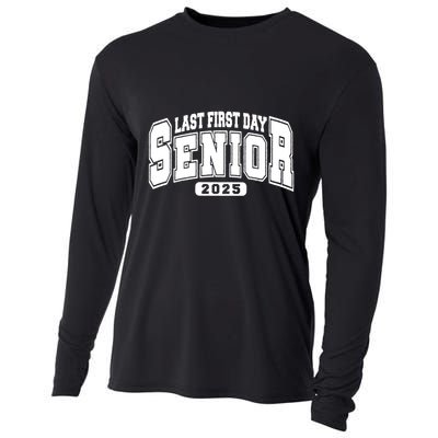 Last First Day Senior 2025 Class Of 2025 Back To School Cooling Performance Long Sleeve Crew