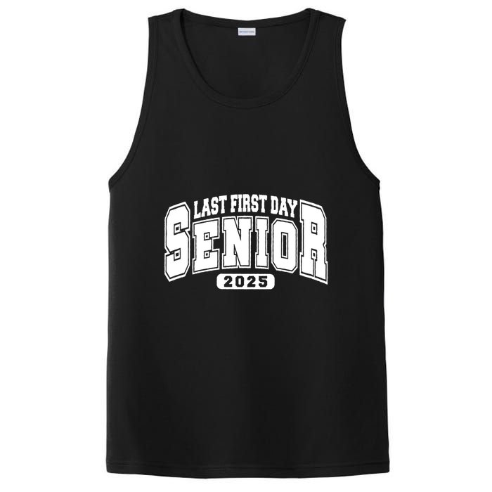 Last First Day Senior 2025 Class Of 2025 Back To School PosiCharge Competitor Tank