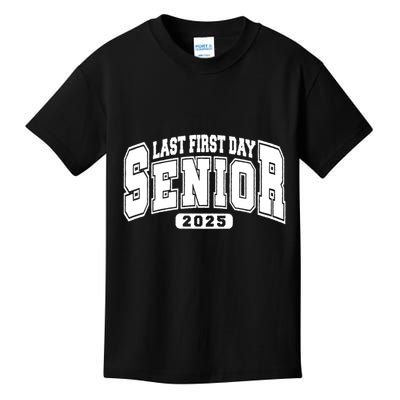 Last First Day Senior 2025 Class Of 2025 Back To School Kids T-Shirt