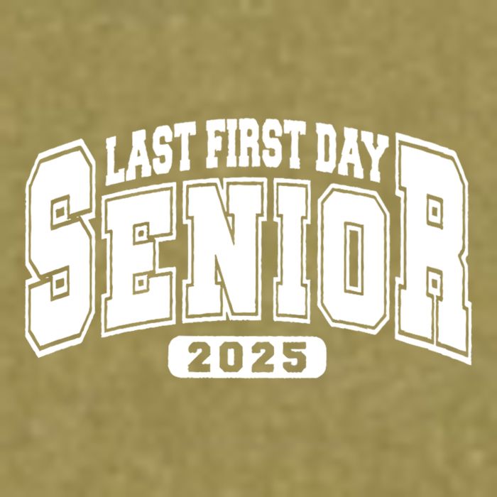Last First Day Senior 2025 Class Of 2025 Back To School Garment-Dyed Women's Muscle Tee