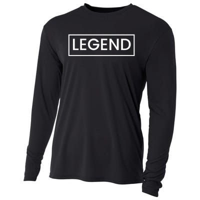 Legend For Dad Legend And Legacy Father And Son Cooling Performance Long Sleeve Crew