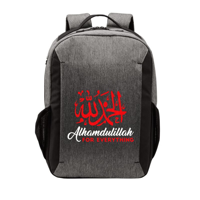 Lhamdulillah For Everything Gold Islamic For Muslim Vector Backpack