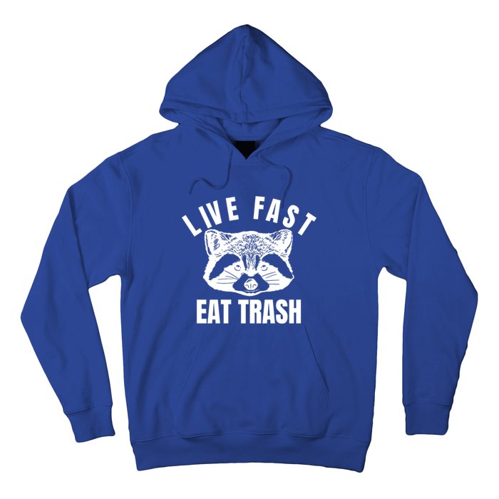 Live Fast Eat Trashfunny Gift Funny Raccoon Design Gift Hoodie