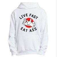 Live Fast Eat Ass Shirts Funny Bunny Urban Pullover Hoodie