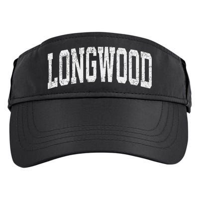 Longwood Florida Fl Vintage Athletic Sports Design Adult Drive Performance Visor