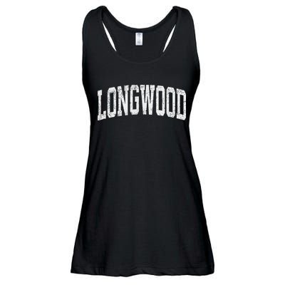 Longwood Florida Fl Vintage Athletic Sports Design Ladies Essential Flowy Tank
