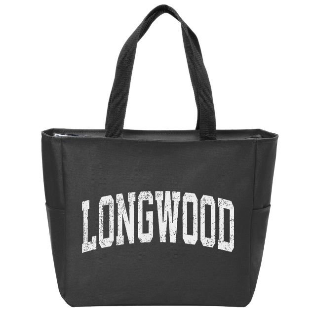 Longwood Florida Fl Vintage Athletic Sports Design Zip Tote Bag