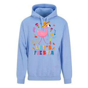 Let's Fiesta Flamingo Cinco De Mayo Unisex Surf Hoodie