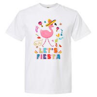 Let's Fiesta Flamingo Cinco De Mayo Garment-Dyed Heavyweight T-Shirt