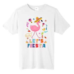 Let's Fiesta Flamingo Cinco De Mayo Tall Fusion ChromaSoft Performance T-Shirt