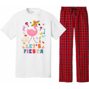 Let's Fiesta Flamingo Cinco De Mayo Pajama Set