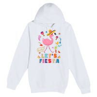 Let's Fiesta Flamingo Cinco De Mayo Premium Pullover Hoodie