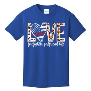 Love Firefighter Friend Life Fire Friend Gift Kids T-Shirt