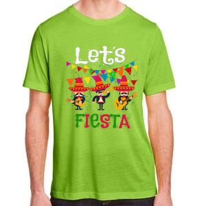 Let´s Fiesta Funny Cinco De Mayo Mexican Mariachi Adult ChromaSoft Performance T-Shirt