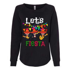 Let´s Fiesta Funny Cinco De Mayo Mexican Mariachi Womens California Wash Sweatshirt