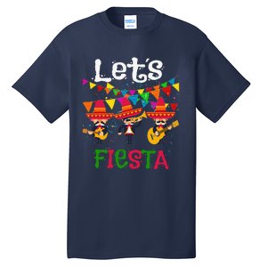 Let´s Fiesta Funny Cinco De Mayo Mexican Mariachi Tall T-Shirt