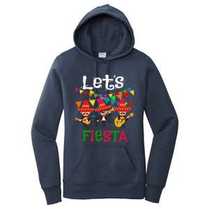 Let´s Fiesta Funny Cinco De Mayo Mexican Mariachi Women's Pullover Hoodie