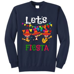 Let´s Fiesta Funny Cinco De Mayo Mexican Mariachi Tall Sweatshirt