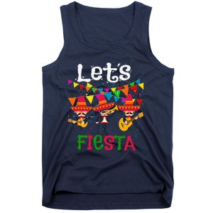 Let´s Fiesta Funny Cinco De Mayo Mexican Mariachi Tank Top