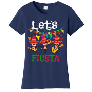 Let´s Fiesta Funny Cinco De Mayo Mexican Mariachi Women's T-Shirt