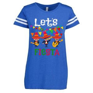 Let´s Fiesta Funny Cinco De Mayo Mexican Mariachi Enza Ladies Jersey Football T-Shirt