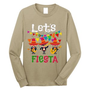 Let´s Fiesta Funny Cinco De Mayo Mexican Mariachi Long Sleeve Shirt