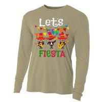 Let´s Fiesta Funny Cinco De Mayo Mexican Mariachi Cooling Performance Long Sleeve Crew