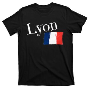 Lyon France Flag French City Of Lyon T-Shirt