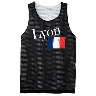 Lyon France Flag French City Of Lyon Mesh Reversible Basketball Jersey Tank