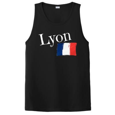 Lyon France Flag French City Of Lyon PosiCharge Competitor Tank