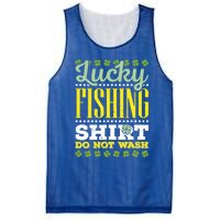 Lucky Fishing Funny Gift Ireland Irish Leaf St Patrick Fisher Gift Mesh Reversible Basketball Jersey Tank