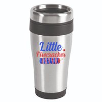 Little Firecracker Funny 4th Of July 16oz Travel Tumbler