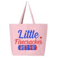 Little Firecracker Funny 4th Of July 25L Jumbo Tote