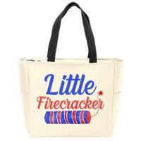 Little Firecracker Funny 4th Of July Zip Tote Bag