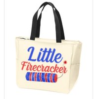 Little Firecracker Funny 4th Of July Zip Tote Bag