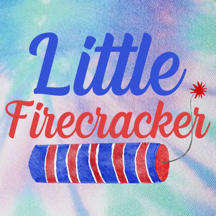Little Firecracker Funny 4th Of July Legacy Tie Dye Trucker Hat